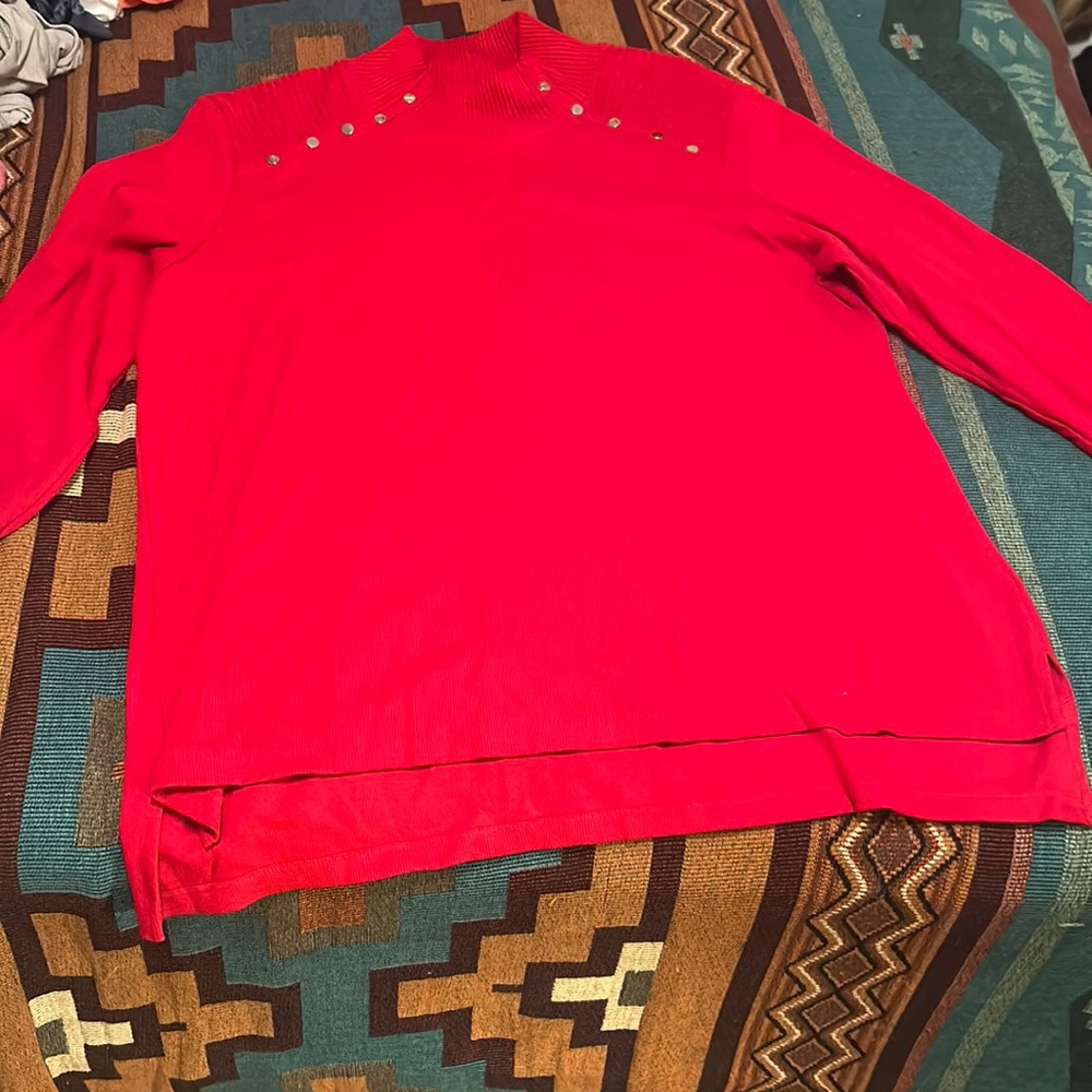 red sweater